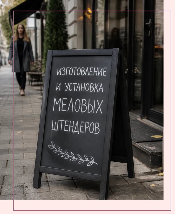Меловые штендеры в Лянторе по цене от 6654 р. | Аванза-Лнт